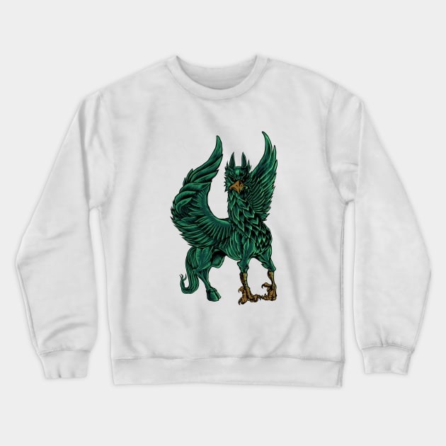 Hippogryph Crewneck Sweatshirt by Modern Medieval Design